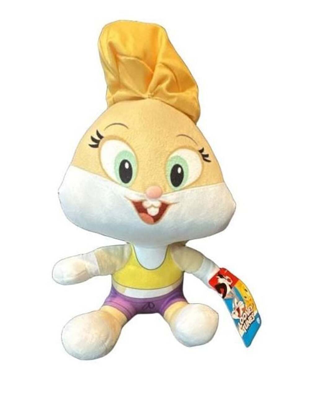 Looney Tunes Lola Bunny Plush 11" Yellow Top Purple Shorts New with Tags